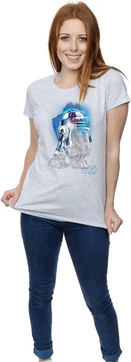 Image du produit Star Wars - T-shirt THE LAST JEDI R2-D2 BRUSHED - Femme (L)