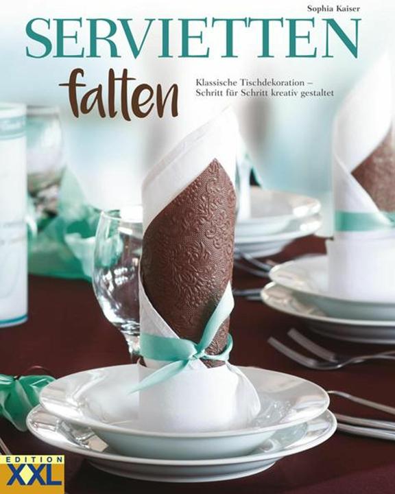 Actual product image Servietten falten (German, Sophia Kaiser, 2017)
