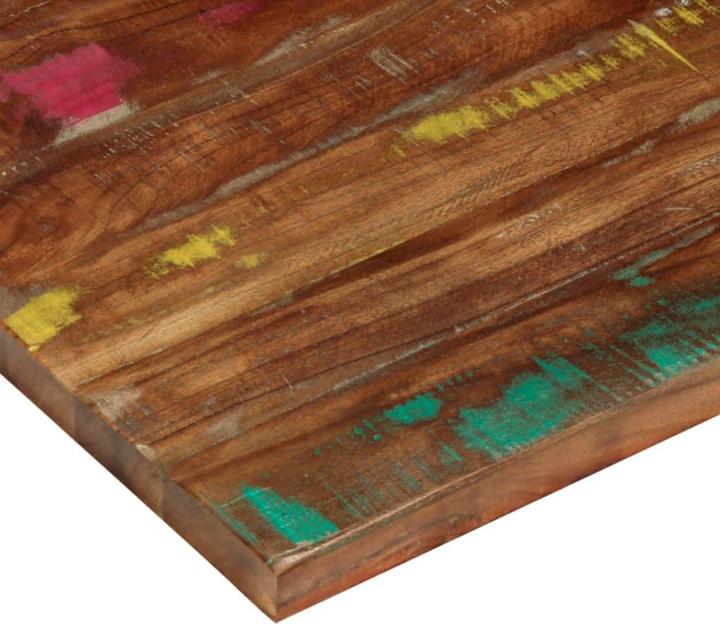 Immagine prodotto VidaXL Piano del tavolo in legno massiccio Piano del tavolo da pranzo in legno 80x50x2,5cm Tavolo da caffè (80 x 50 x 2,5 cm)