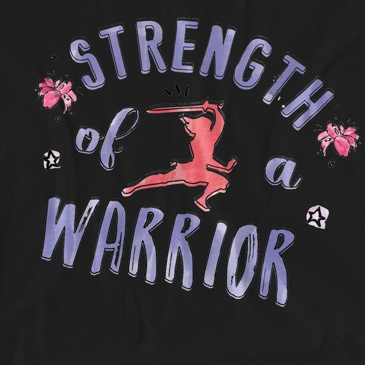 Actual product image Mulan Unisex Adult Strength Of A Warrior T-Shirt (L)