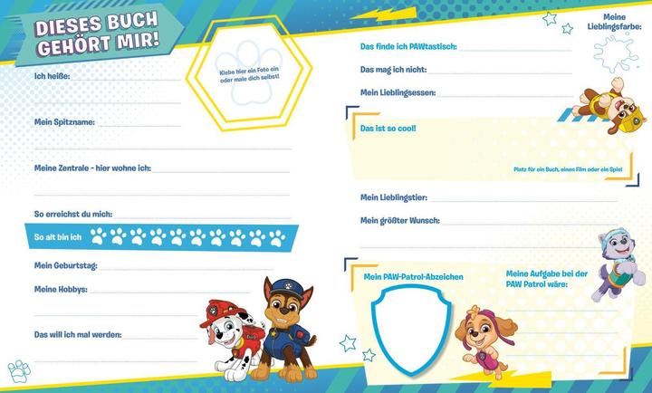Produktbild Paw Patrol - Mein Freundebuch (Deutsch, 2023)