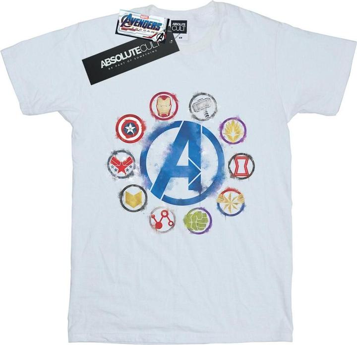 Produktbild Avengers Endgame Painted Icons TShirt (XL)