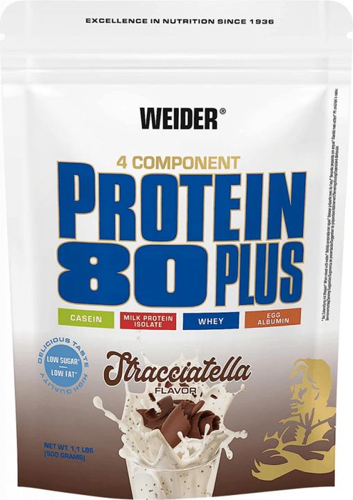 Actual product image Weider Protein 80 plus (Stracciatella, 1 pcs., 500 g)