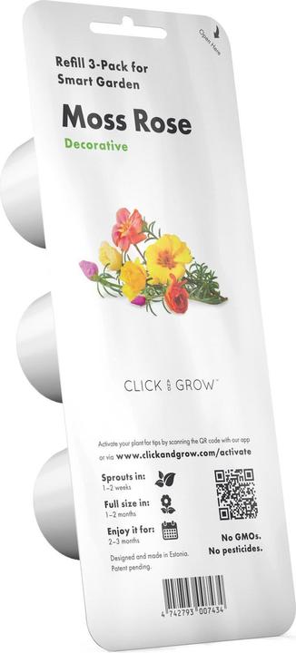 Produktbild Click and Grow Moss Rose (Blumensamen)