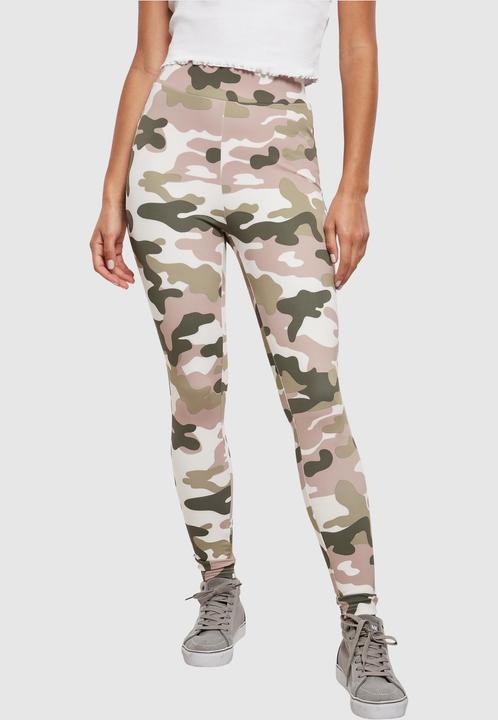 Actual product image Urban Classics Ladies High Waist Camo Tech Leggings (M)