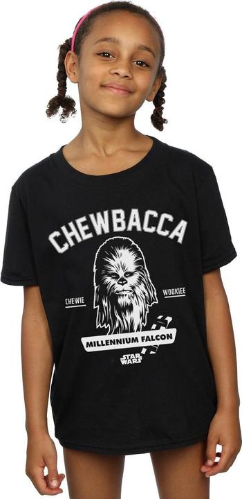 Immagine prodotto Star Wars Collegiate Maglietta Chewbacca Ragazze (128)