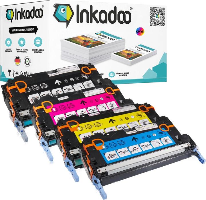 Actual product image Inkadoo Toner compatible with Canon 1660B006 / C-EXV26 toner, black Black (M, FC, Y, C)