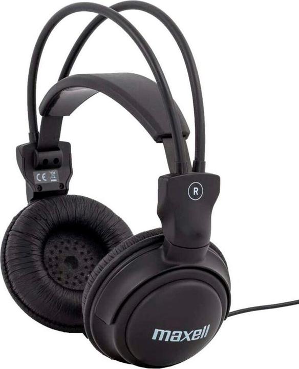 Produktbild Maxell Headphones with Volume Control, 60 Ohm, 3,5mm, 2,5m Cable, Grey (ANC, Kabelgebunden)