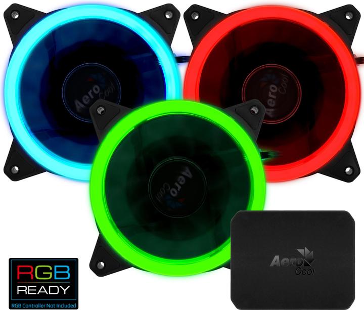 AeroCool Fan Rev RGB Pro (120 mm, 3 x)