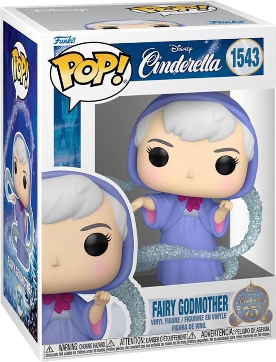 Immagine prodotto Funko Cenerentola 75° Anniversario POP! Figura in vinile Disney Fata GM 9 cm