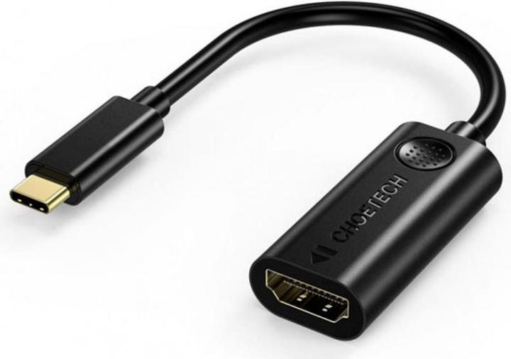 Actual product image Choetech Adapter HUB-H04 4K USB-C to HDMI (black) (USB-C, 8.50 cm)
