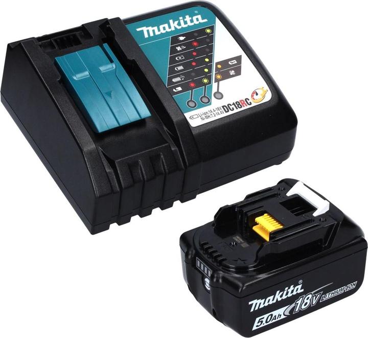 Immagine prodotto Makita DUM 604 RT1X Batteria tosaerba 18 V con lama per erba e cespugli + 1x batteria 5.0 Ah + (Tagliasiepi a batteria)