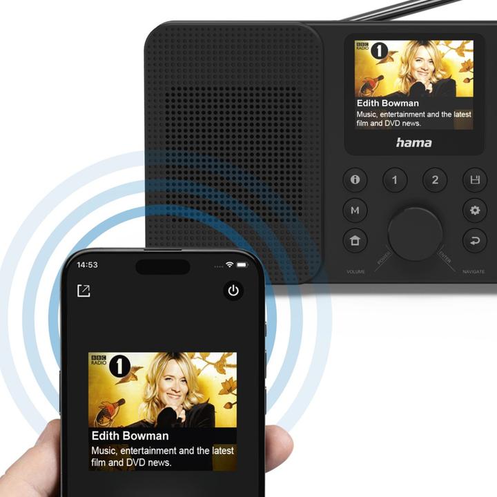 Actual product image Hama DIR10 (FM, DAB+, Web radio, DAB, Bluetooth, Wi-Fi)