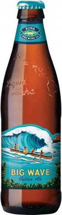 Actual product image Kona Brewing Co. Kona Big Wave Golden Ale case 24 x 355 ml / 4.4 % Hawaii (24 x 35.5 cl)