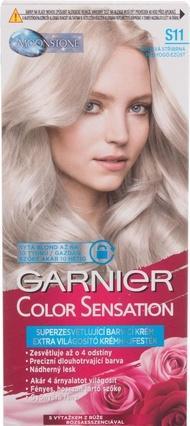 Produktbild Garnier Color Sensational Intense Permanent Colour Cream S11 Dazzling Silver (Ultra Smoky Blond)