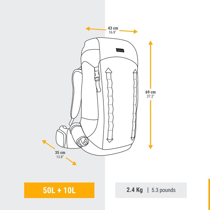 Actual product image Forclaz MT 900 Symbium (60 l)