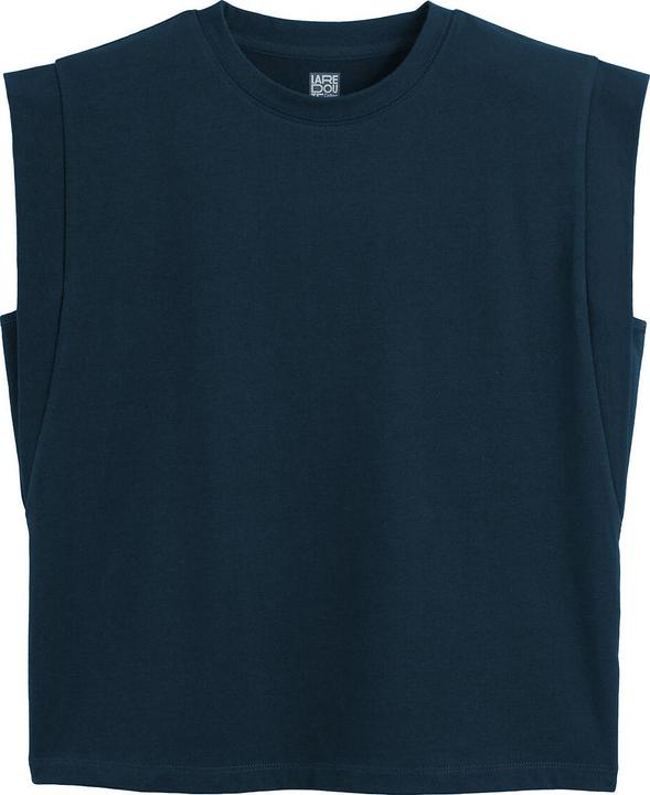 Image du produit La Redoute Collections Top sans manches à encolure arrondie (S)