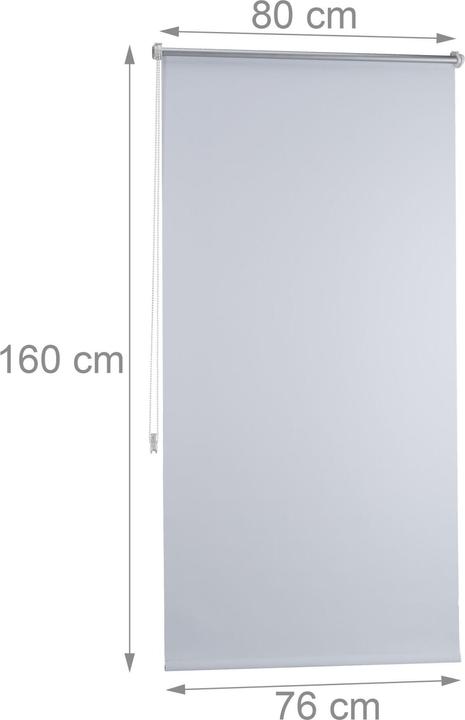 Immagine prodotto Relaxdays Tenda a rullo termica oscurante (80 x 3,5 x 160 cm)