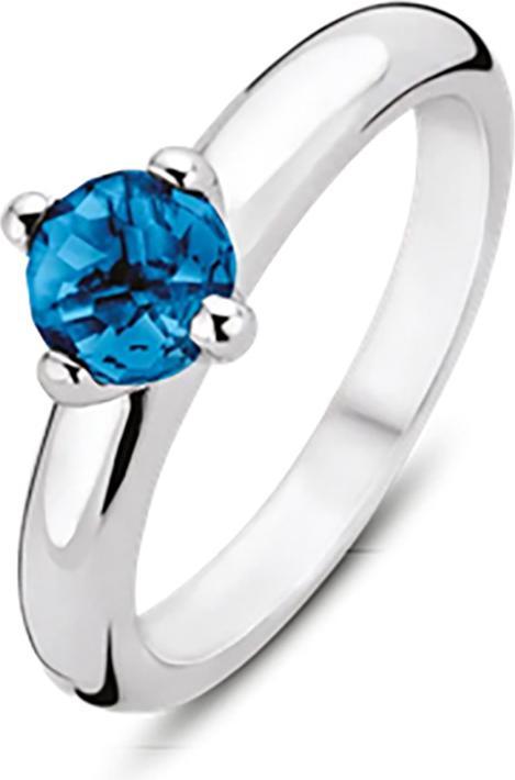Produktbild Ti Sento Milano Ring mit blauem Crystal 12126DB (56, 925 Silber)