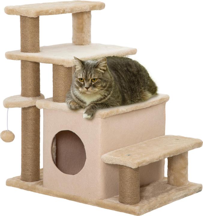 Image du produit PawHut Escalier pour chiens avec niche (Chien, Chat, Pliable)