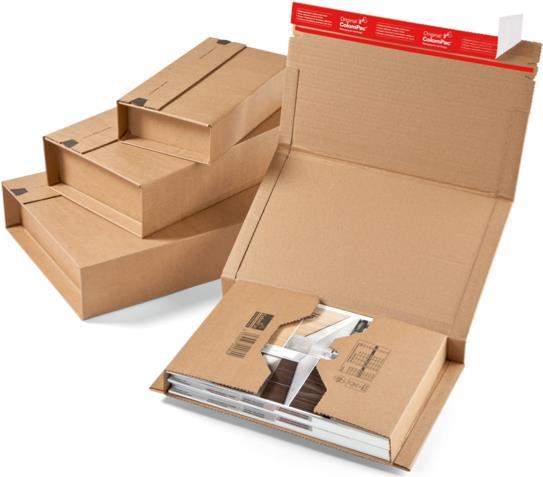 Immagine prodotto Colompac CP020.14 Imballaggio flessibile avvolgente in cartone ondulato, 330 x 270 x 80 mm, marrone (33 x 27 x 8 cm, 20 x)