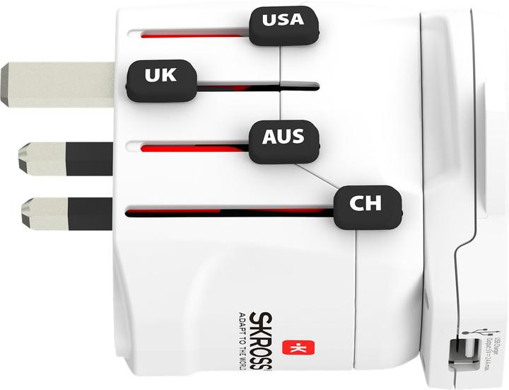 Produktbild Skross Pro-World & USB - Travel Adapter