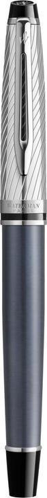 Immagine prodotto Waterman Stilografica Expert DeLuxe Grey C.C. (M-blu) (Grigio, Argento, 1 x)