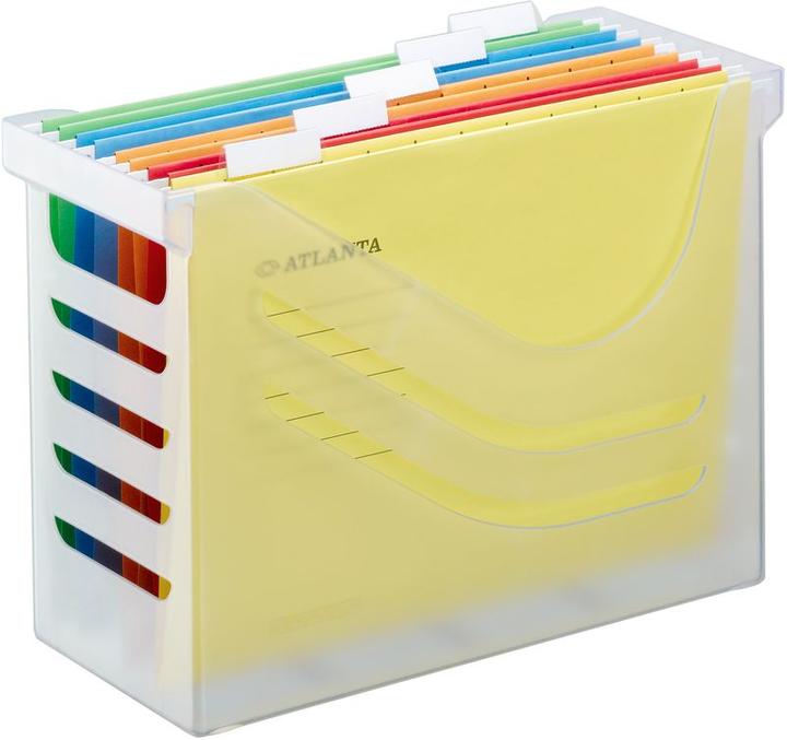Immagine prodotto Jalema Cestino per cartelle sospese con cartelle Silky Touch trasparente
