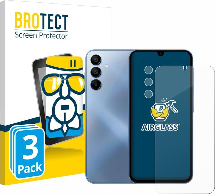 Produktbild BROTECT Panzerglasfolie (3 Stück, Samsung Galaxy A15 5G)