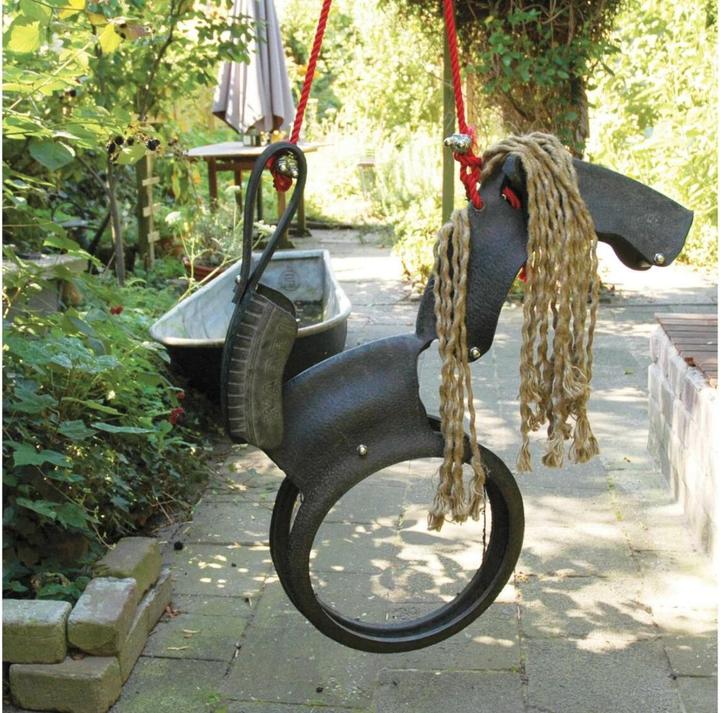Immagine prodotto Esschert Design Cavallo dell'altalena 104 cm