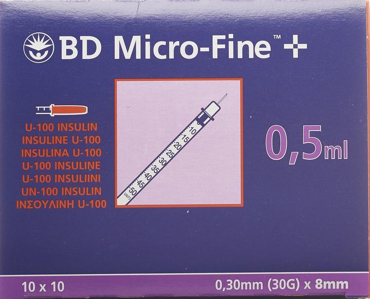 Produktbild BD + U100 Insulin Spritzen (Insulinspritze)