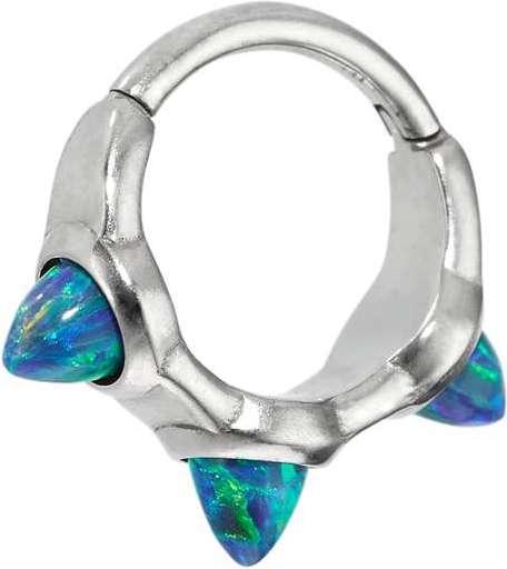 Immagine prodotto Bijouteria Piercing orecchio (Acciaio chirurgico 316L, Sintetico Opale)