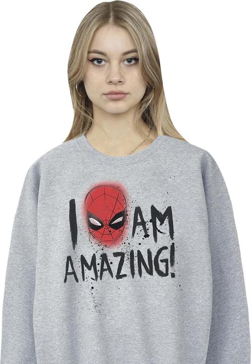 Image du produit - Sweat SPIDER-MAN AM AMAZING - Femme (XXL)