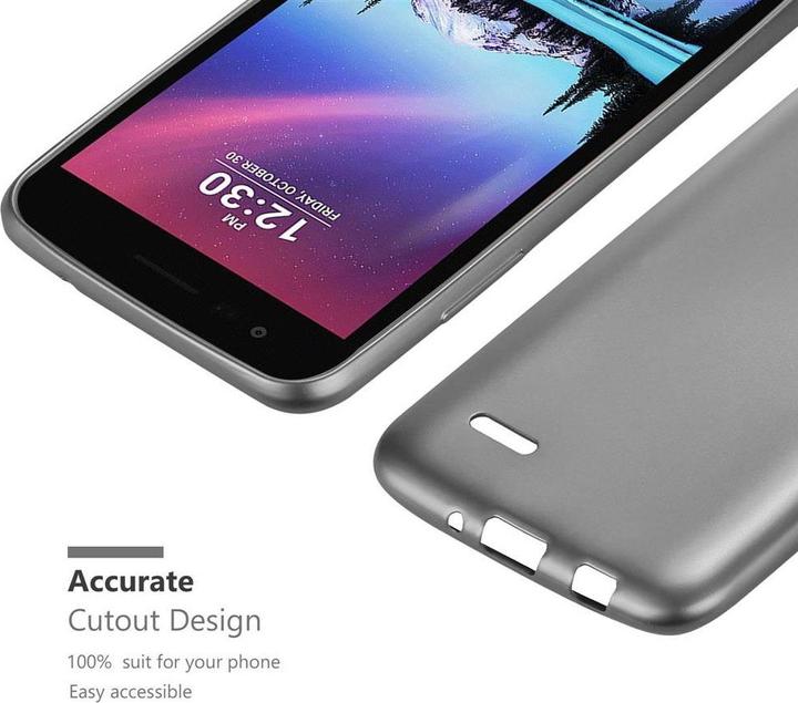 Productafbeelding Cadorabo TPU Matte Metallic hoes (LG K4)