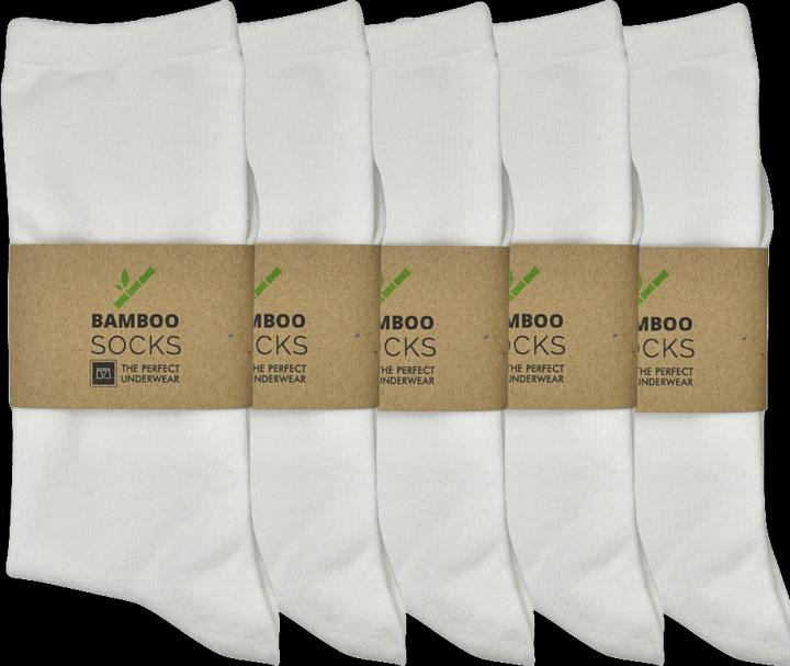 Actual product image The Perfect Underwear Bamboo mid calf (set of 5) white (5-pack, 44 - 47)