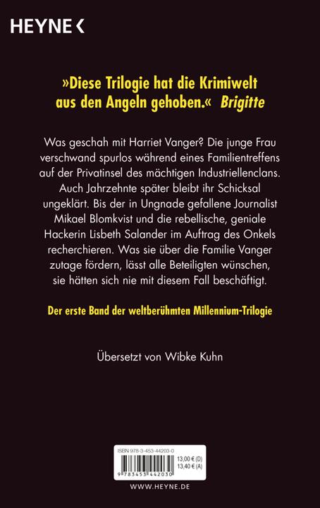 Produktbild Verblendung (Deutsch, Stieg Larsson, Wibke Kuhn, 2023)