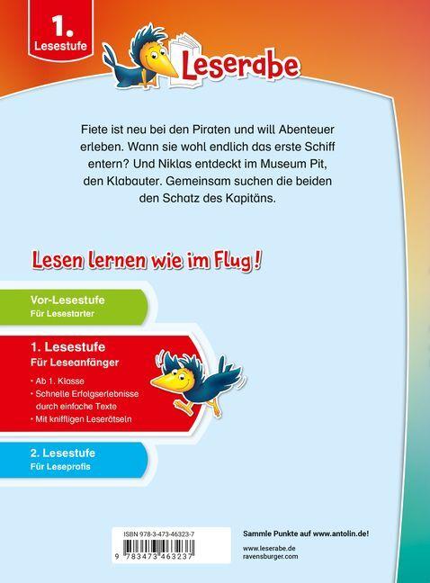 Productafbeelding Ravensburger Die besten Piratengeschichten für Erstleser - Leserabe ab 1. Klasse - Erstlesebuch für Kinder ab 6 (Duits, Daniel Sohr, Anja Kiel, Patrick Fix, 2024)