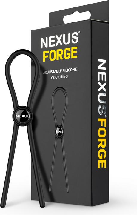 Actual product image Nexus Forge - Adjustable Penis Ring - Black (4 cm)