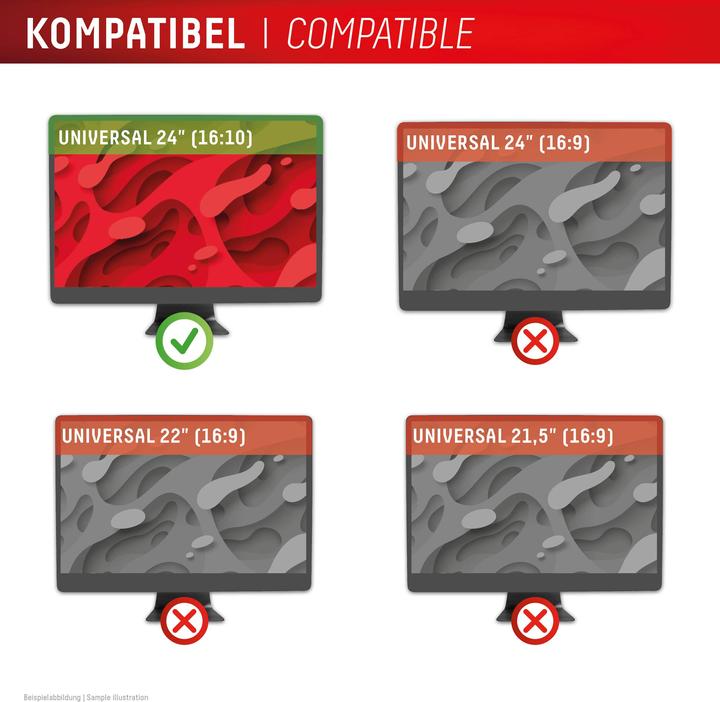 Image du produit Displex Privacy Safe, Desktop Monitor Blickschutzfilter (24", 16 : 10)