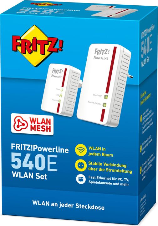 Produktbild AVM FRITZ!Powerline 540E (500 Mbit/s)