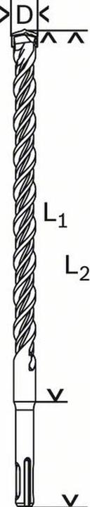 Productafbeelding Bosch Professional Zubehör Hardmetalen hamerboor 8 mm A (8 mm)