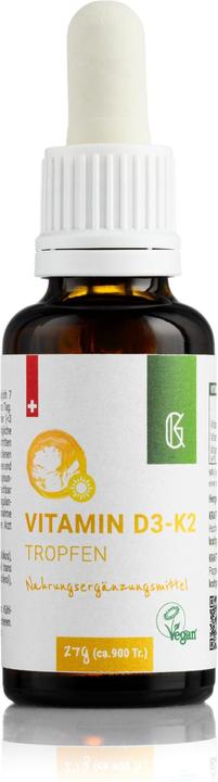 Actual product image Kraftgras Vitamin D3-K2 drops (1 Piece, Droplet, 27 g)