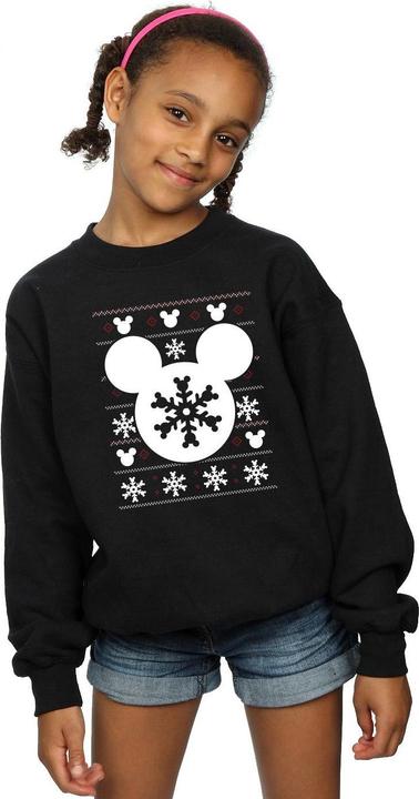 Image du produit Disney - Sweat MICKEY MOUSE CHRISTMAS SILHOUETTE SNOWFLAKES - Fille (140, 146)