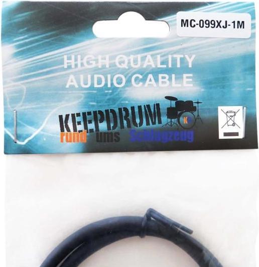 Produktbild keepdrum MC-099XJ 1m Verlängerungskabel 3,5mm (1 m)