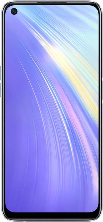 Produktbild realme 6 (8GB) (128 GB, Comet White, 6.50", Dual SIM + SD, 64 Mpx, 4G)