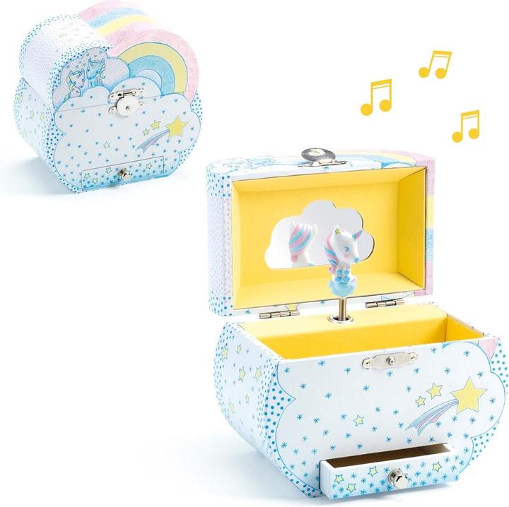 Image du produit Djeco horloge musicale licorne