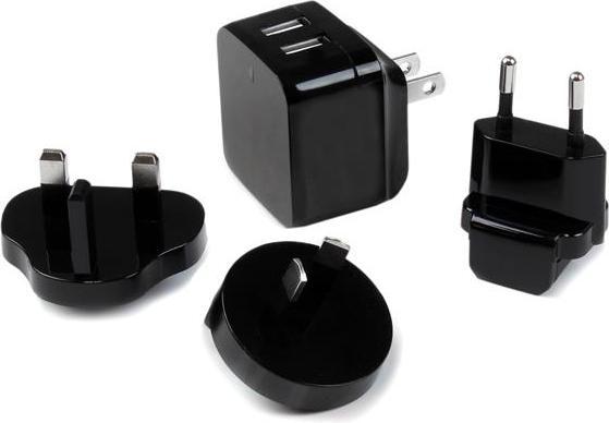 Immagine prodotto StarTech Caricatore USB a 2 porte / Alimentatore - Doppia spina di ricarica 17 Watt / 3,4 Amp - Doppio (17 W)