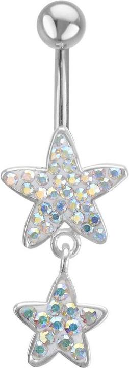 Produktbild Bijouteria Bauchpiercing (Chirurgenstahl 316L, Kristall)