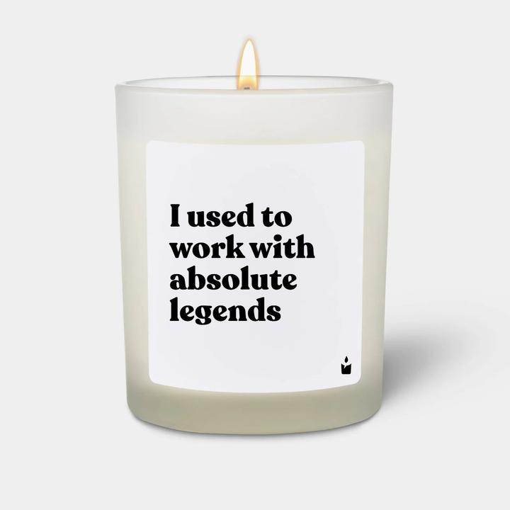 Immagine prodotto Chatty Candles Candela profumata Flowery Ho lavorato con delle leggende assolute