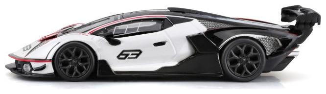 Productafbeelding Bburago 41167 Race - Lamborghini Essenza SCV12 #63 - 1:32 - bianco